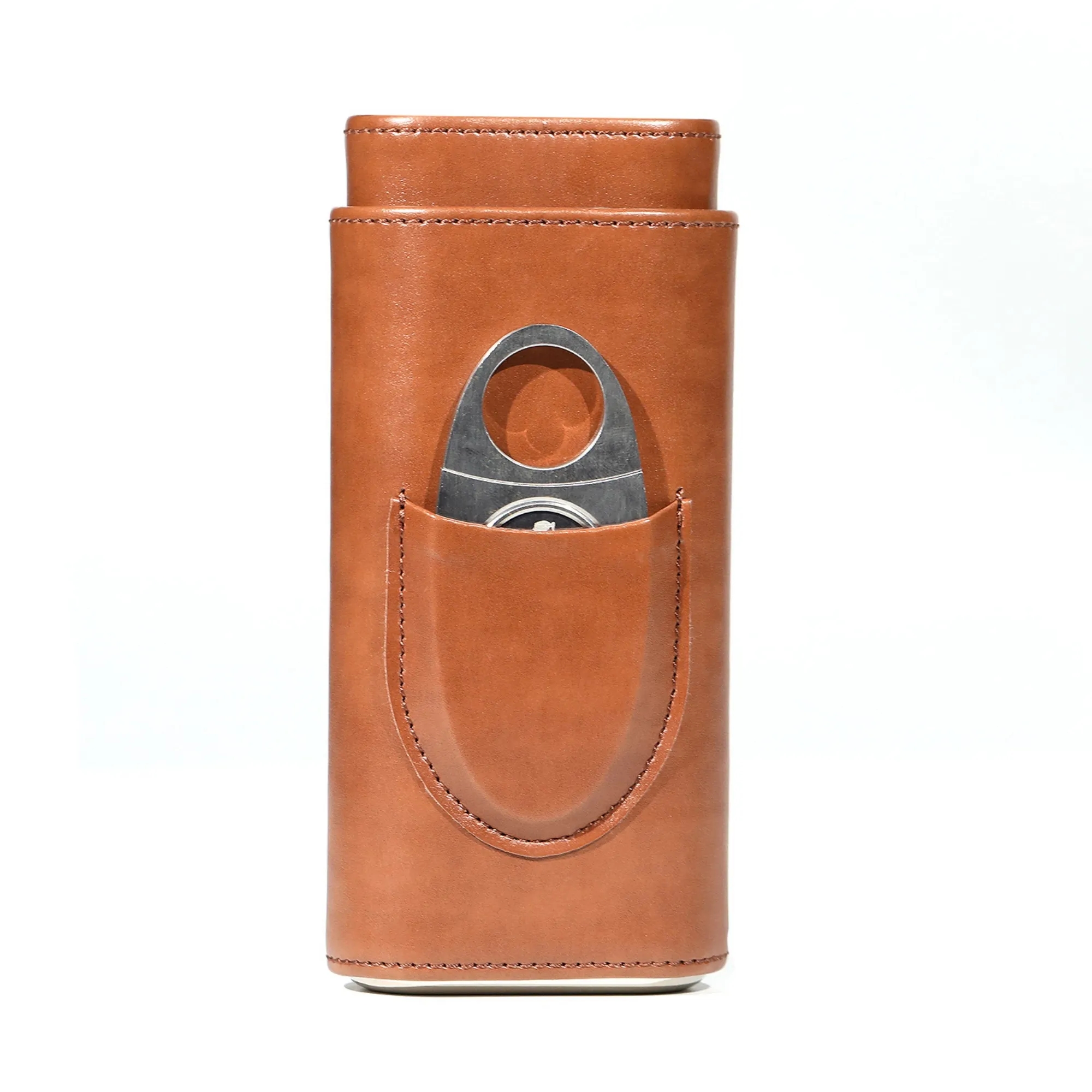 Genuine Leather Case With Cigar Cutter 6