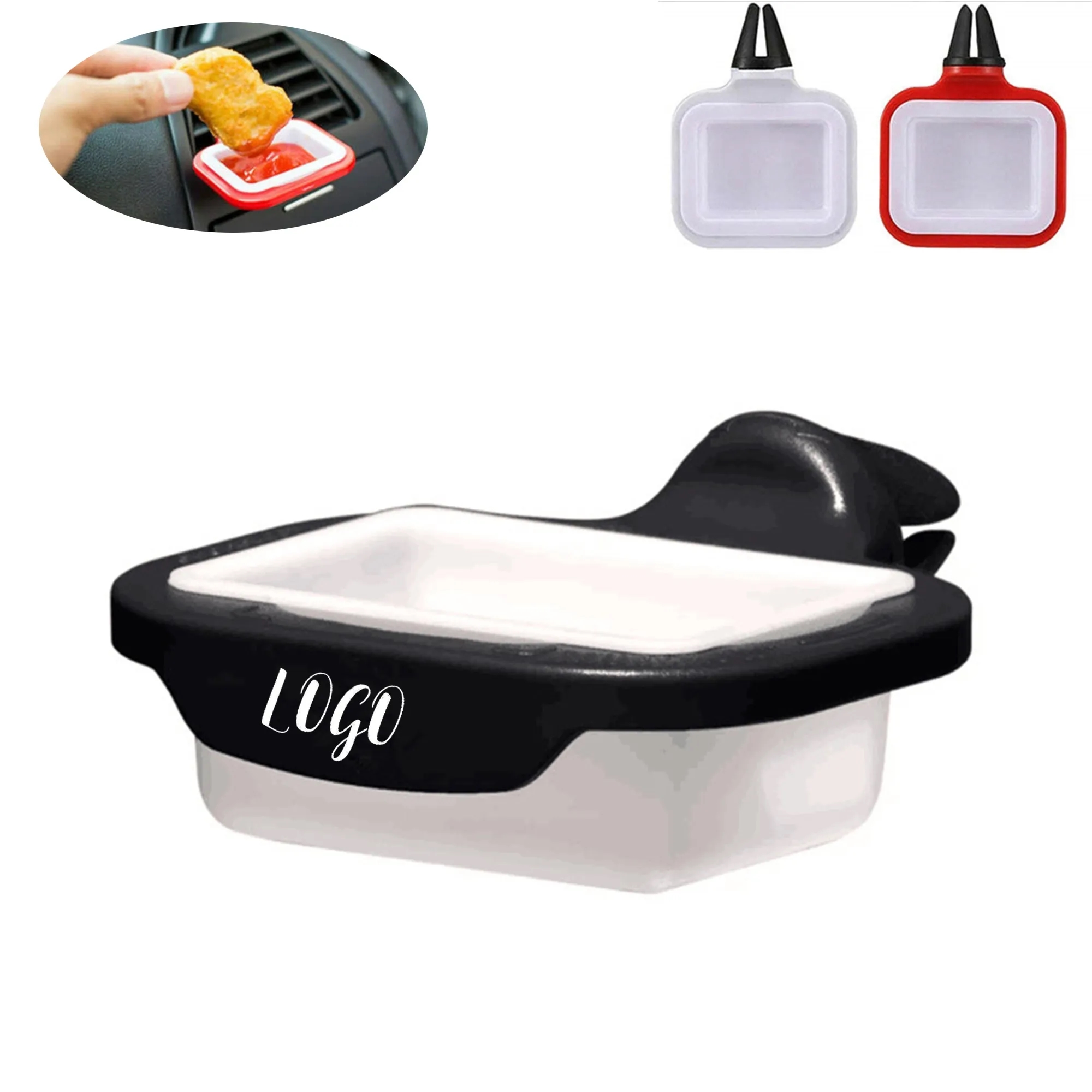 Portable Car Sauce Dip Clip 2