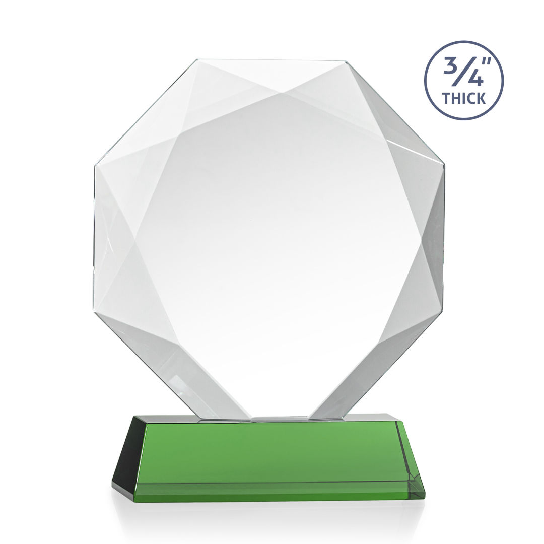 Bradford VividPrint™ Award on Newhaven Base - Green 4