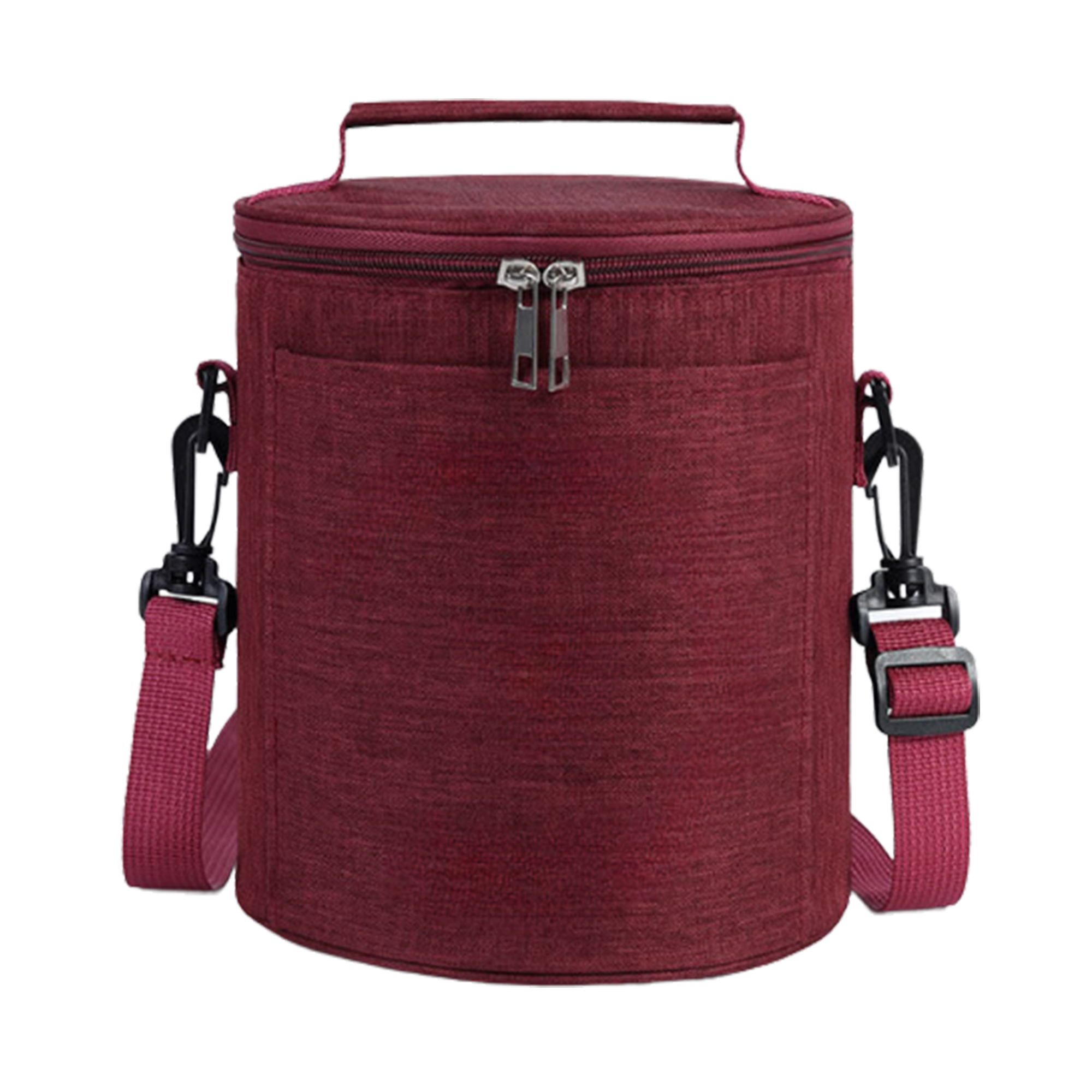 MOQ 50 PCS Stylish Cylindrical Insulation Handbag 1