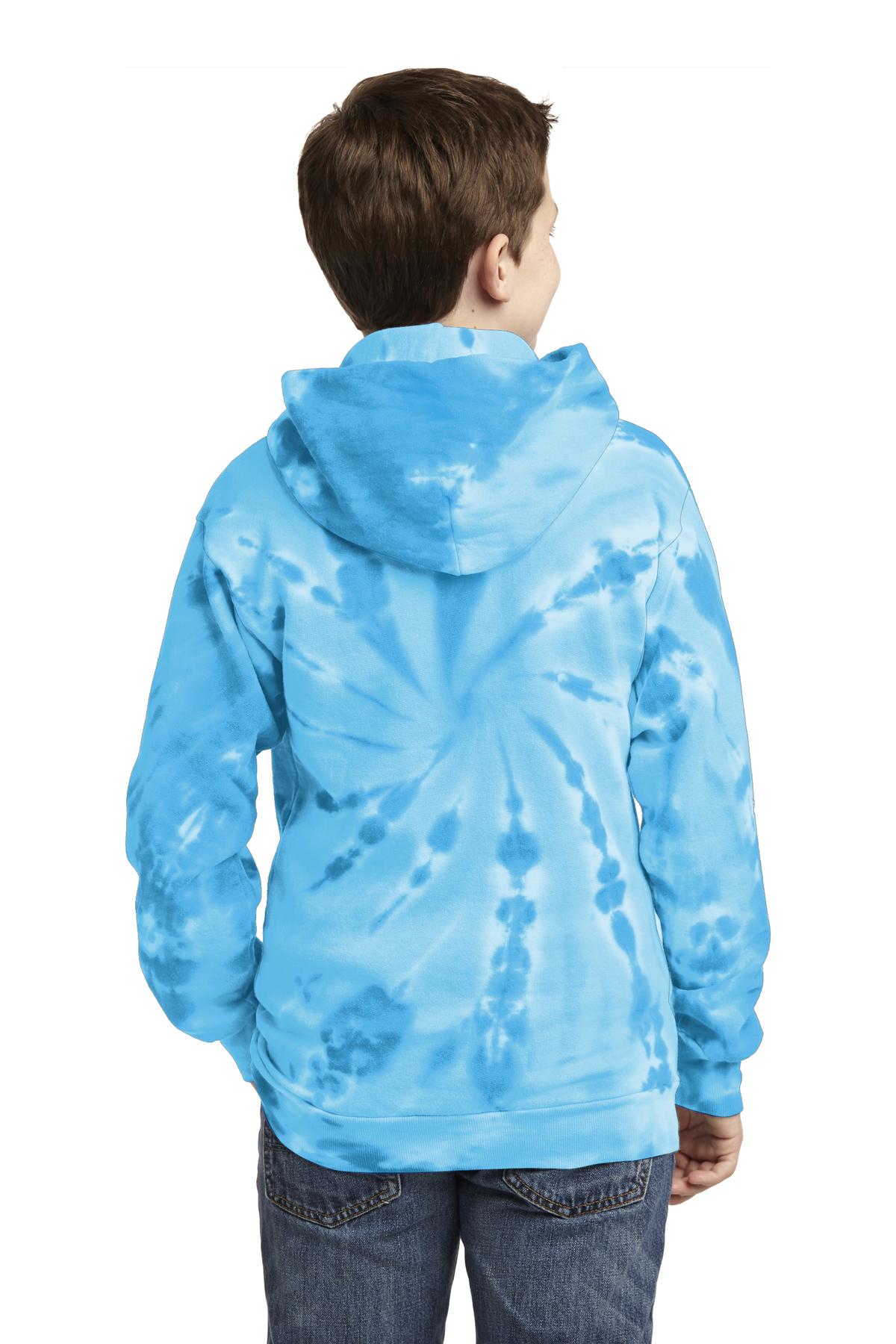 Port & Co Youth Tie-Dye Pullover Hooded Sweatshirt. PC146Y 59