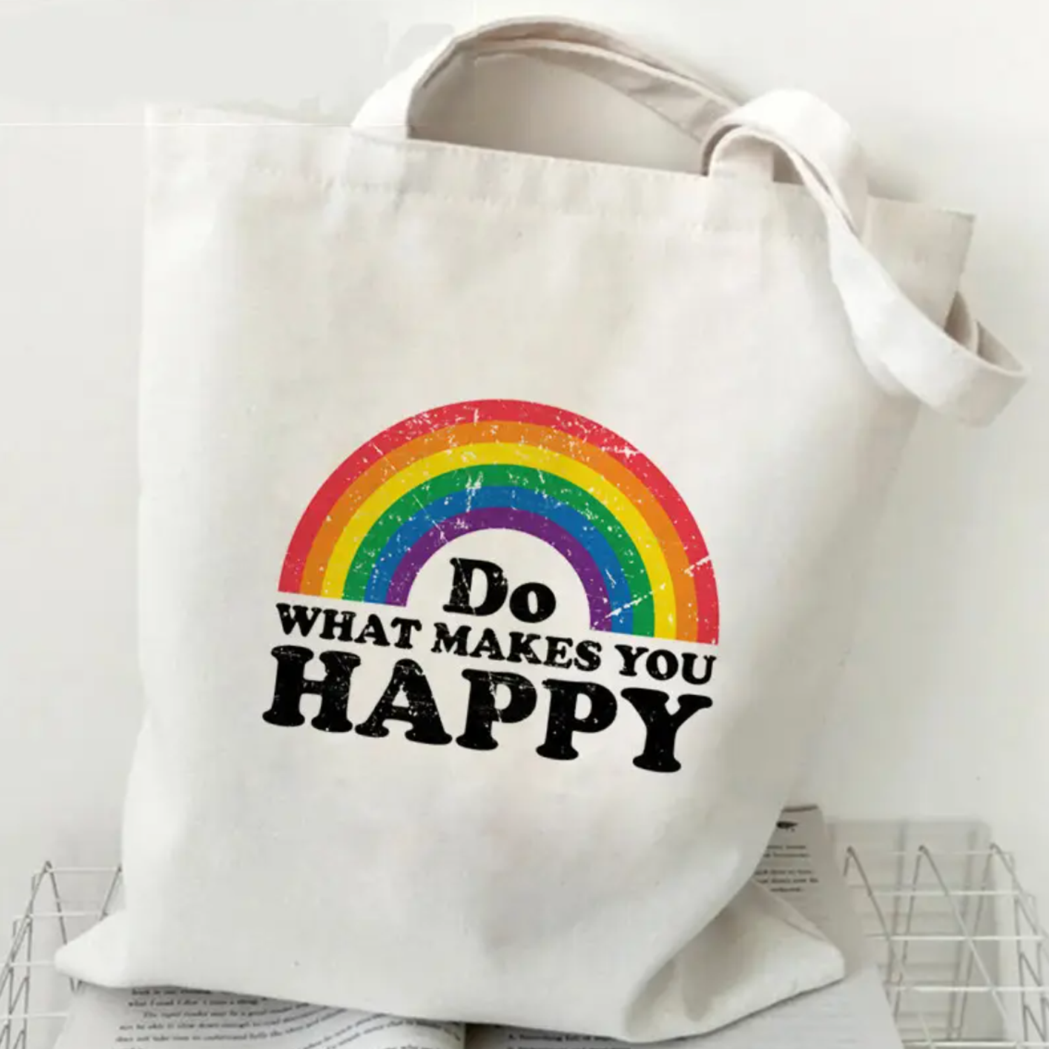 Custom high capacity Canvas Full-Color zipper Tote Bag, custom tote bag with logo imprint 5