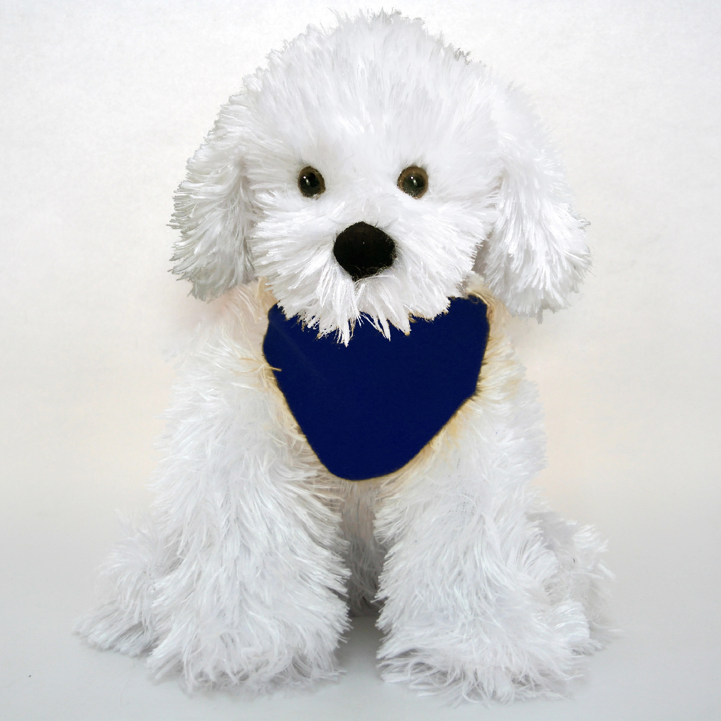 9" White Shaggy Dog 10