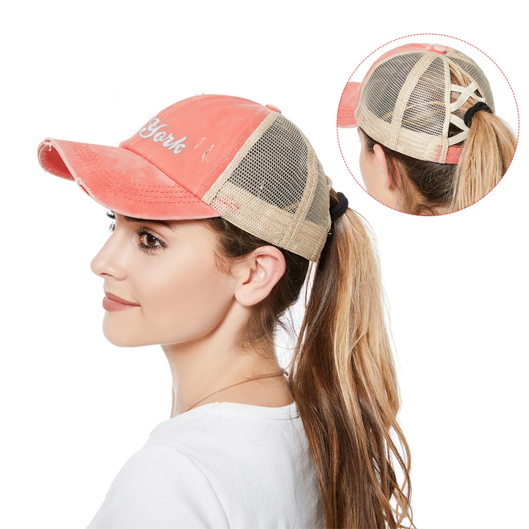 Ponytail Trucker Mesh Cap 2