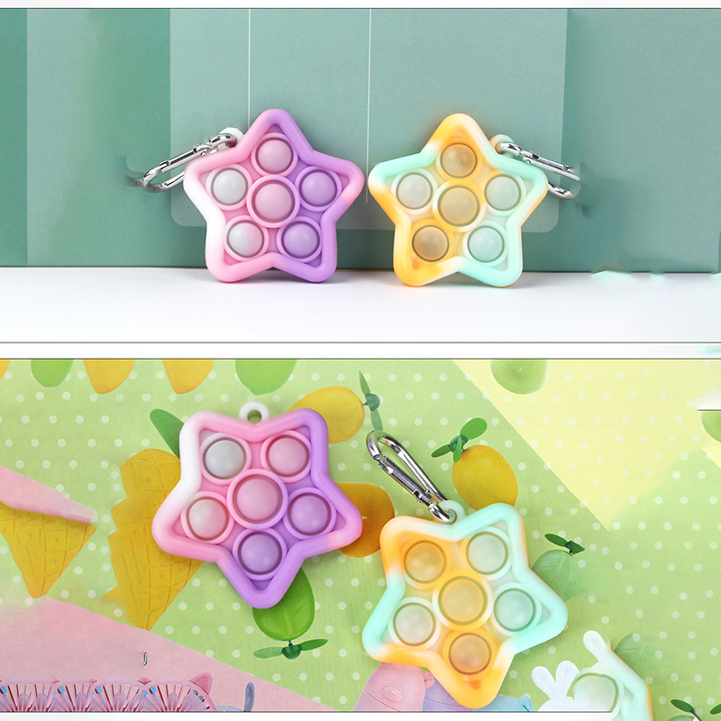 2 in 1 Stress Relief Popper Keychain 14