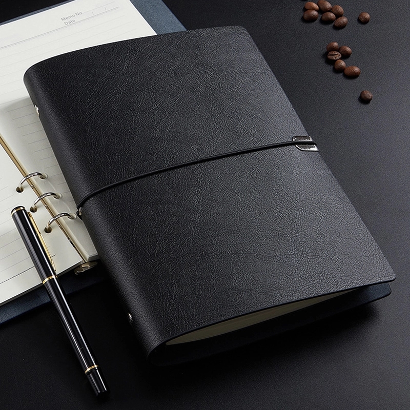 PU Leather A5 Business Travel Journal Binder Notebook 18