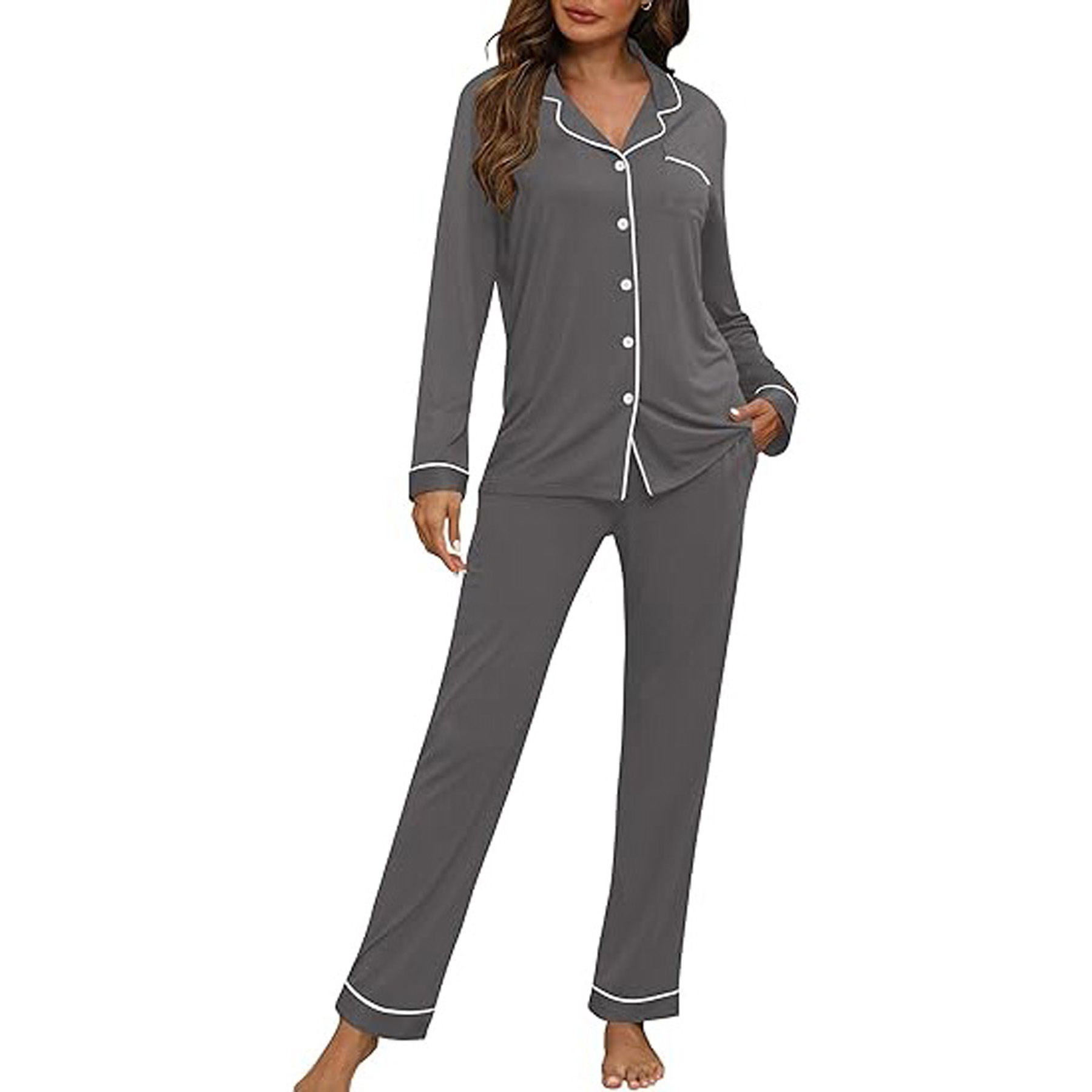 Women's Long Sleeve Pajama Set 28