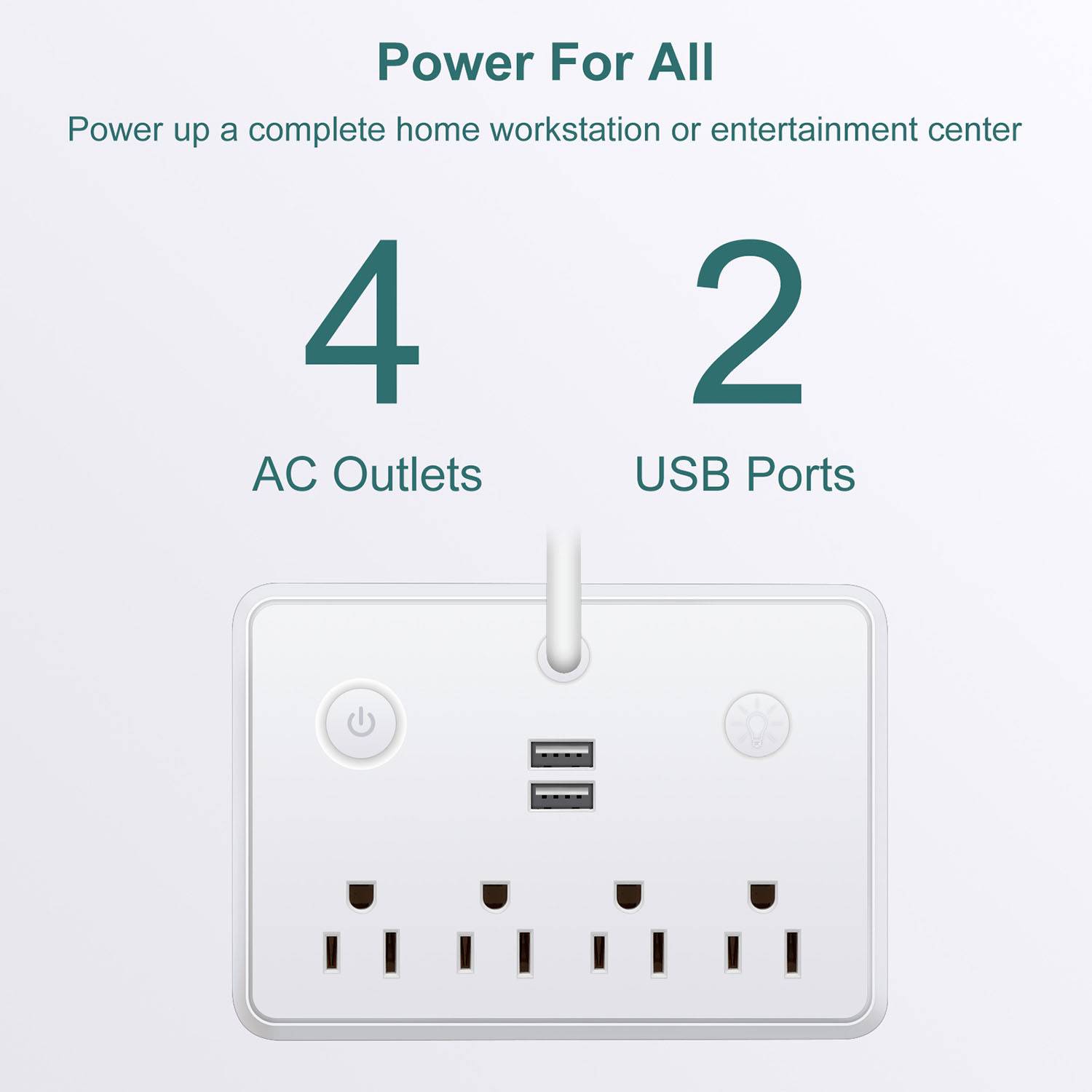 USB Charging Power Strip Light 3