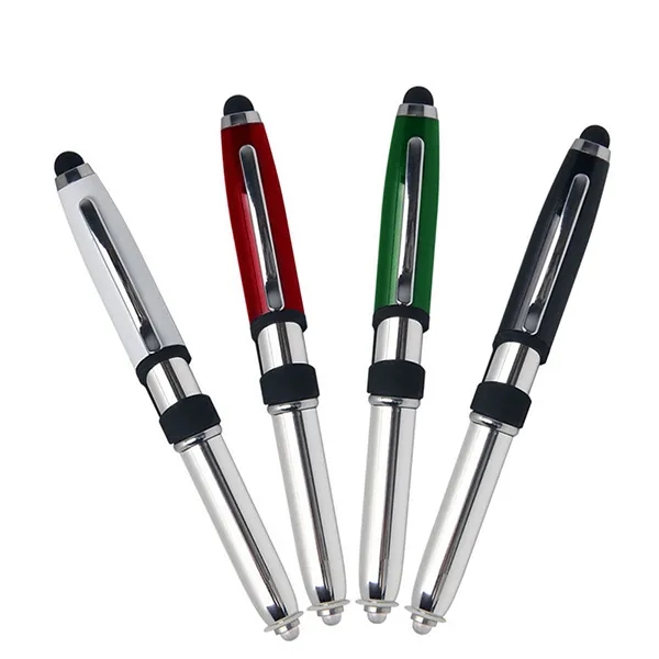 Light-Up Stylus ballpoint Pen with Phone Stand 3