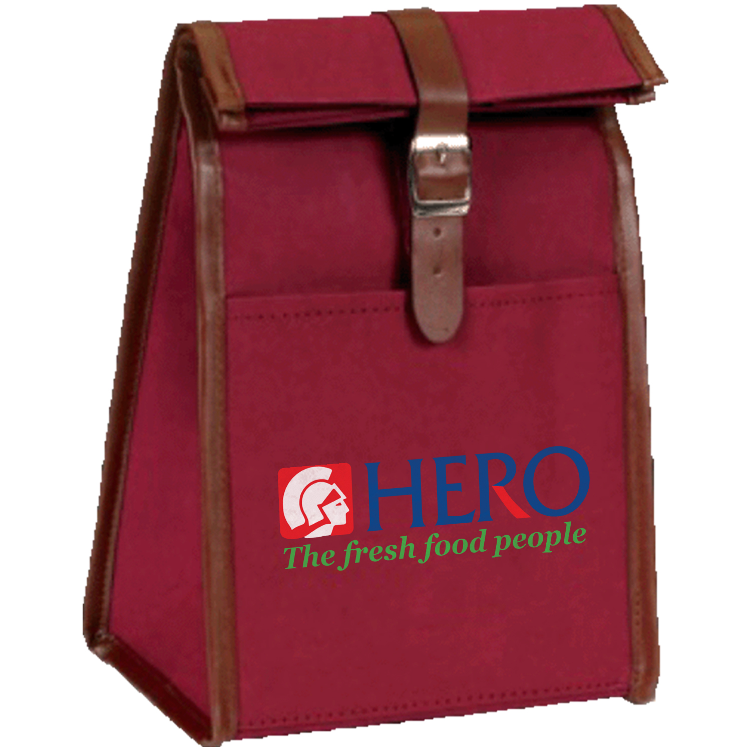 Roller Top Eco-Insulated Tear Resistant 4 Pack Cooler Lunch Bag w/ Front Pocket (7.5” x 9.5” x 5.6”) 3
