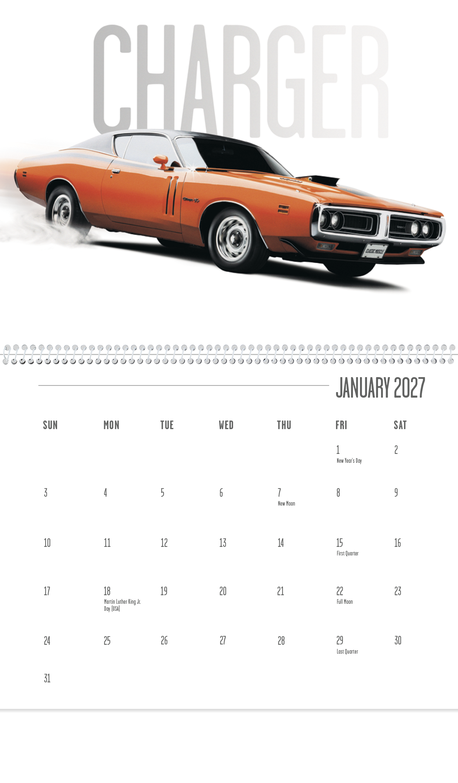 Triumph® Calendars Classic Muscle Cars Calendar 39