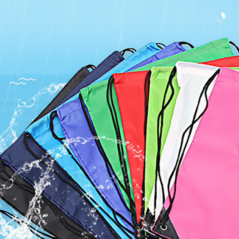 210D Polyester Drawstring Bags Backpack Bulk Sack 8