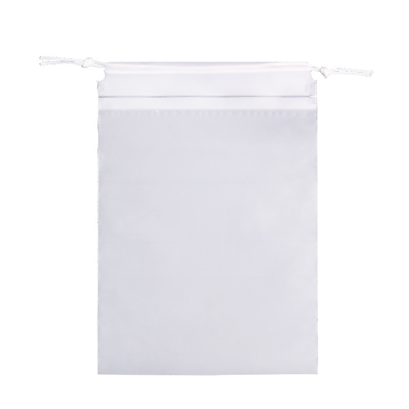 Frosted Clear Drawstring Bag 3