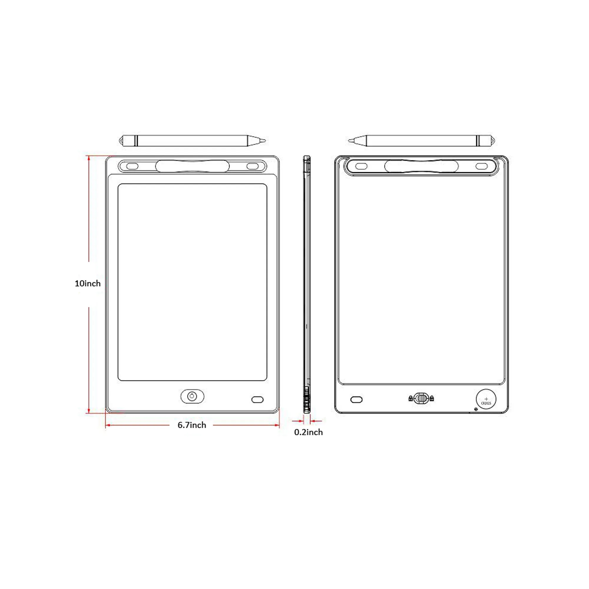 Kids LCD Drawing Blackboard MOQ 100 PCS 3