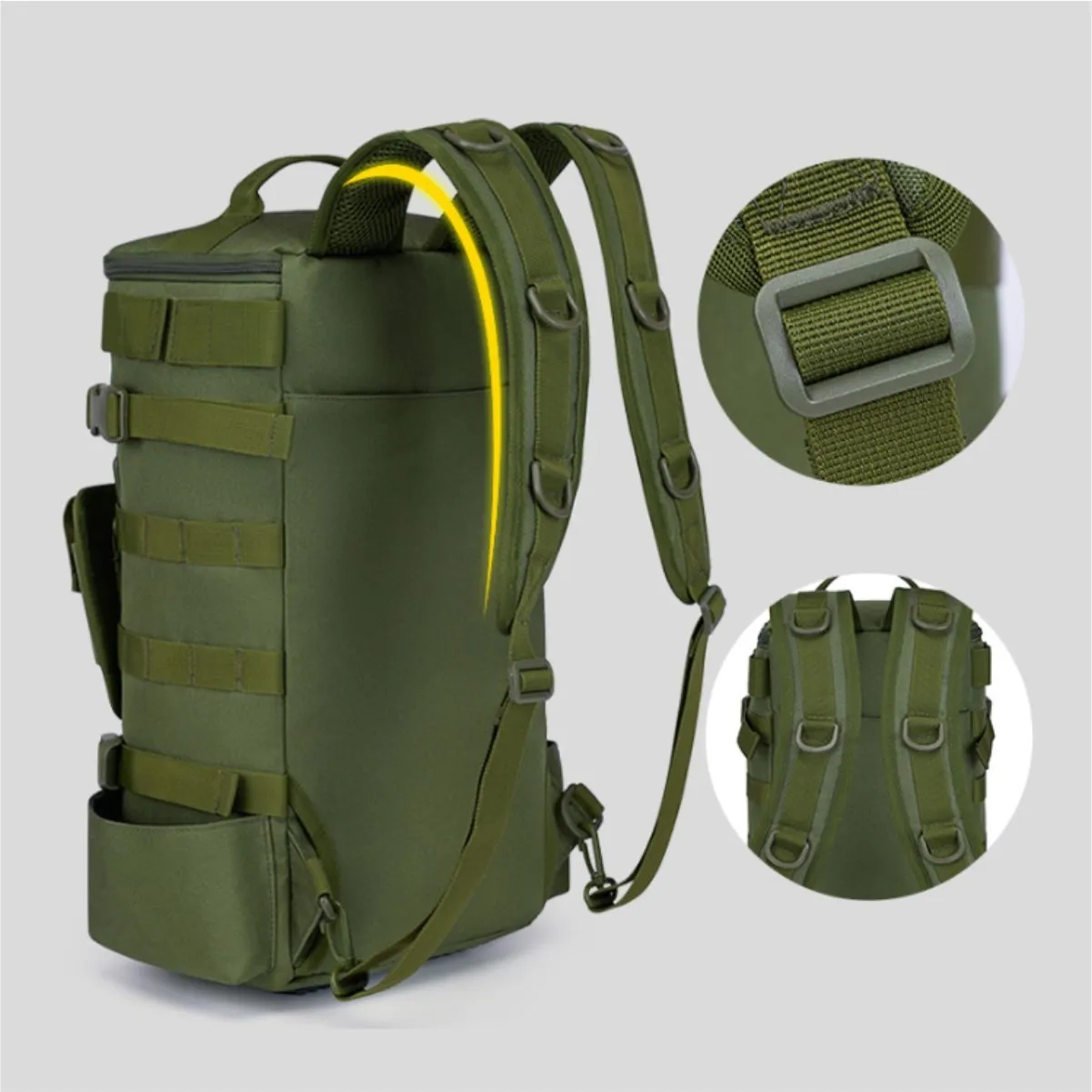 15L Tactical Fishing Backpack With Rod Holders 3