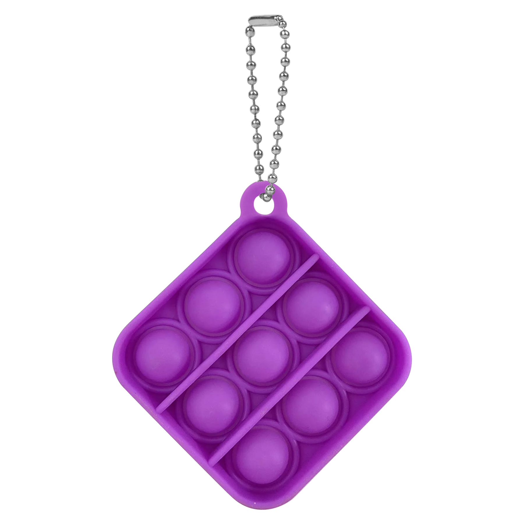 Round Mini Push Bubble Stress Relief Toy Keychain 20