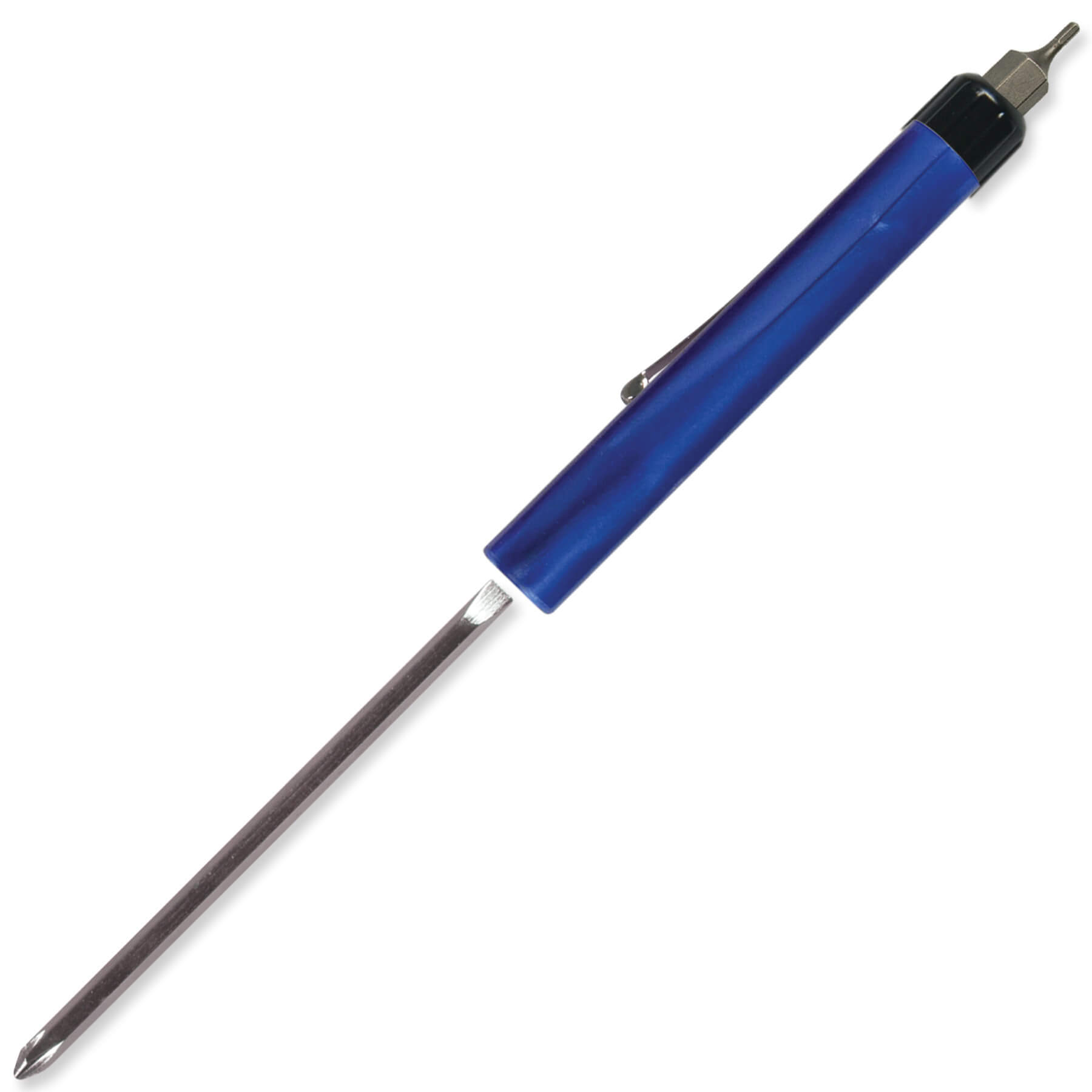Pocket Screwdriver Reversible Flat Blade + Hex Bit Top 23