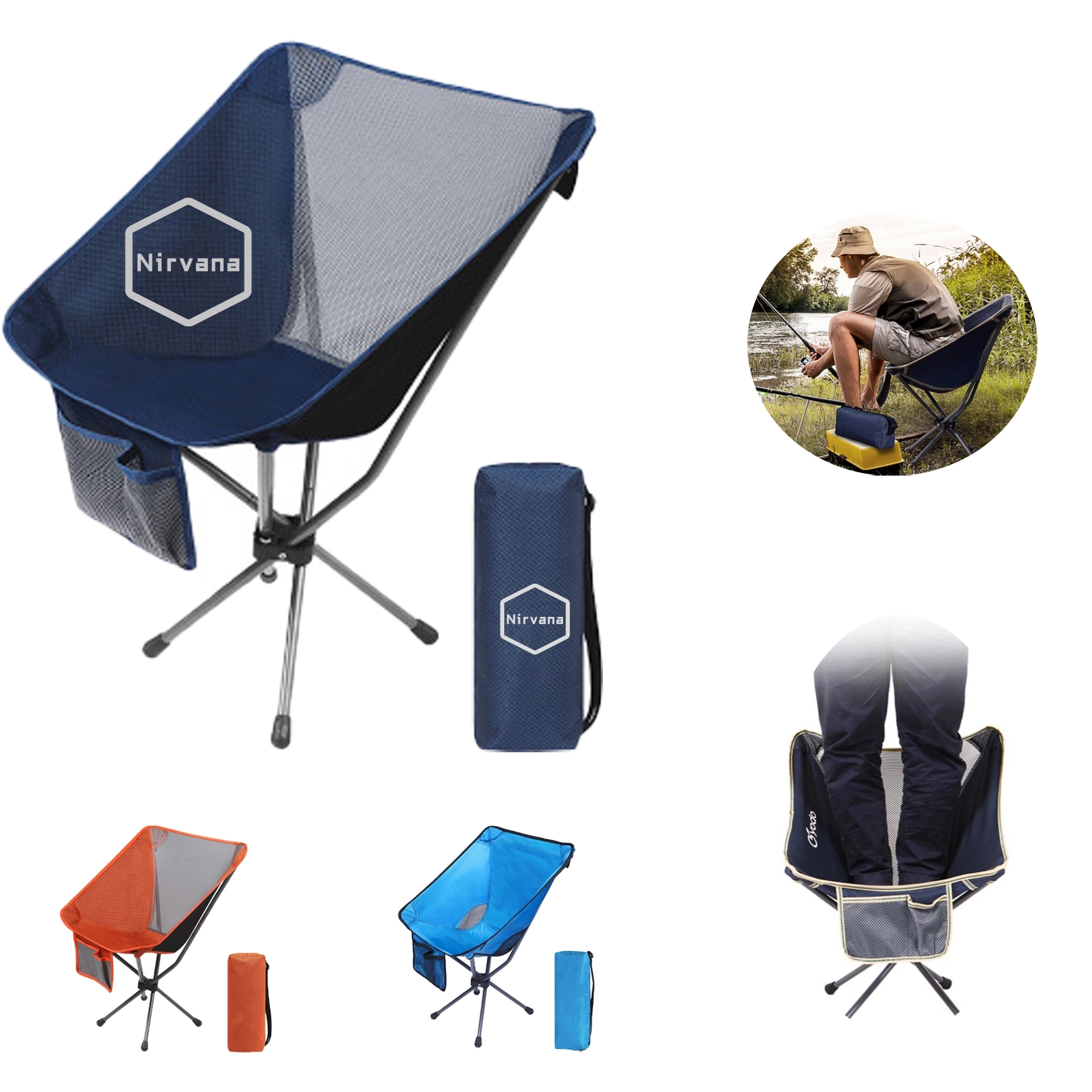 Portable Outdoor Folding Stool 1