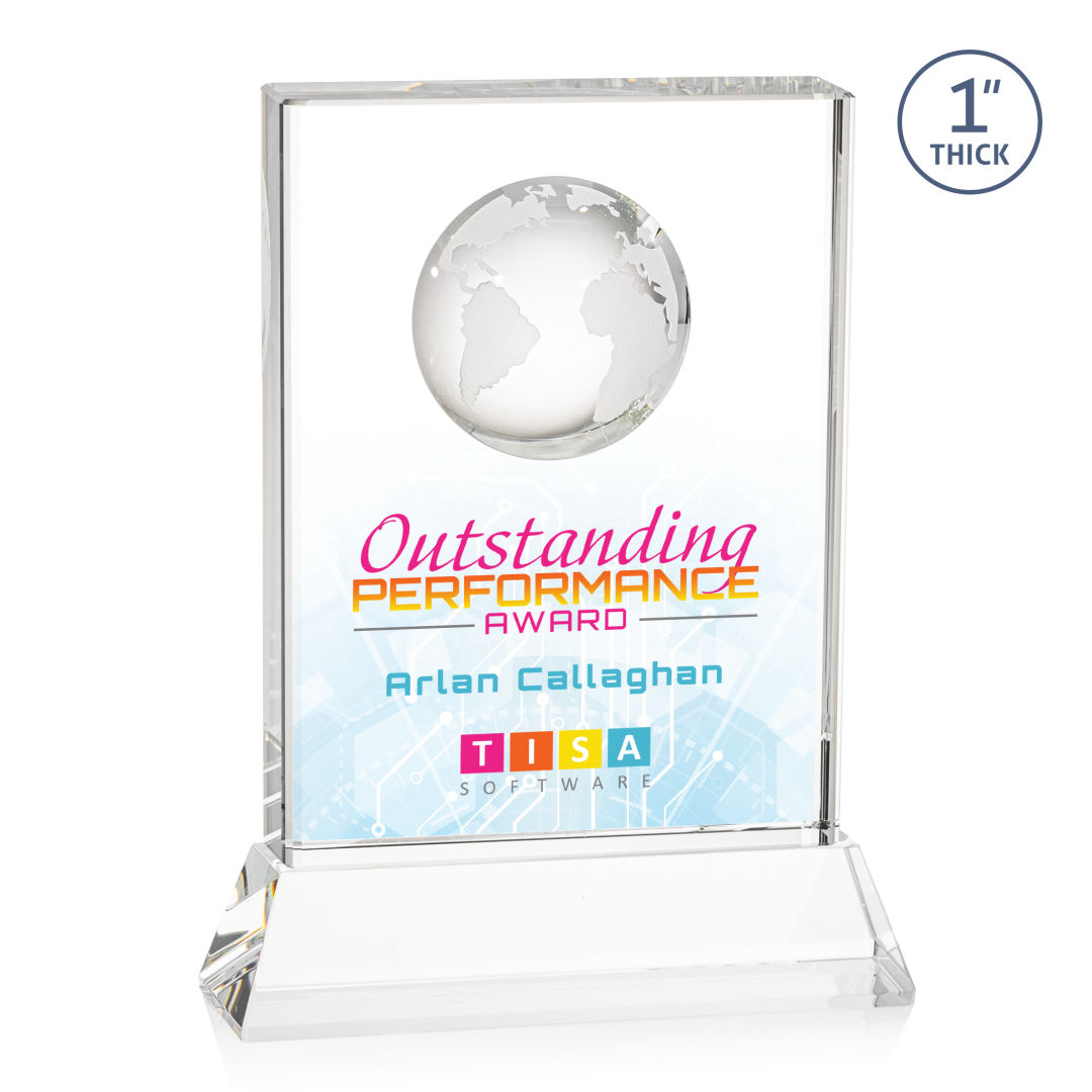 Ambassador VividPrint™ Award on Base - Clear 3