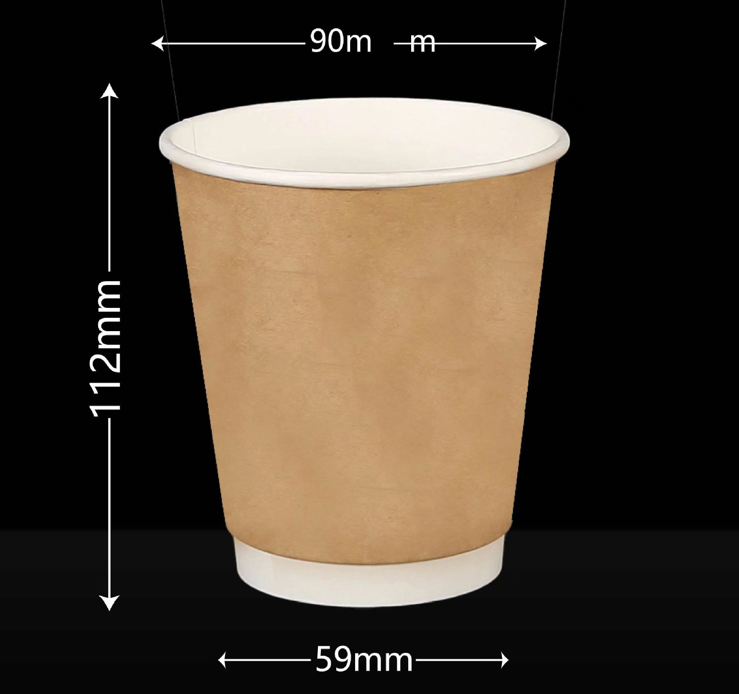 12oz Double Kraft Paper Cup 2