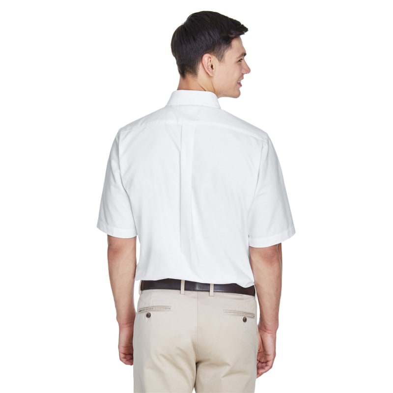 UltraClub Men's Classic Wrinkle-Resistant Short-Sleeve Oxford 2