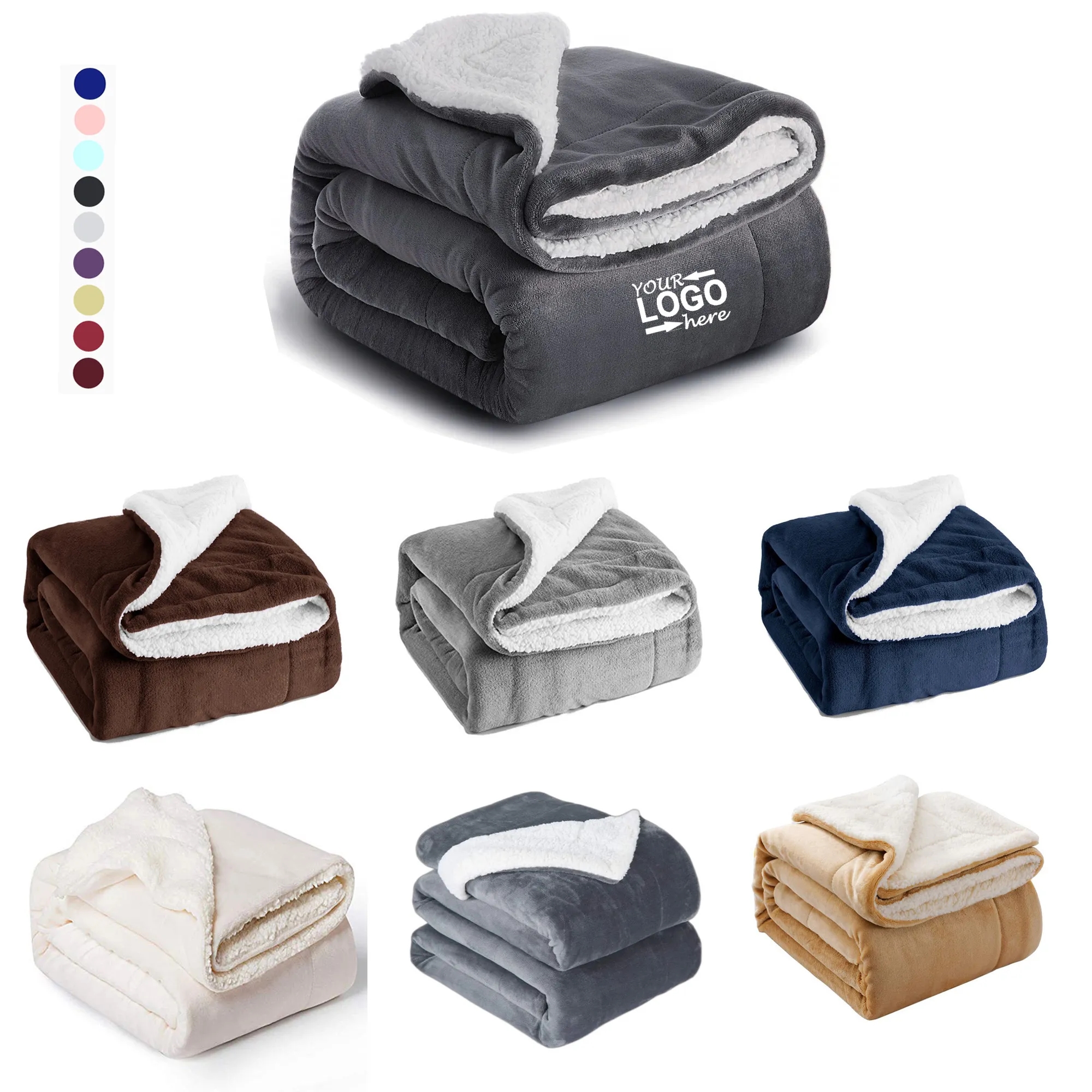 Soft Velvet Sherpa Blanket 6