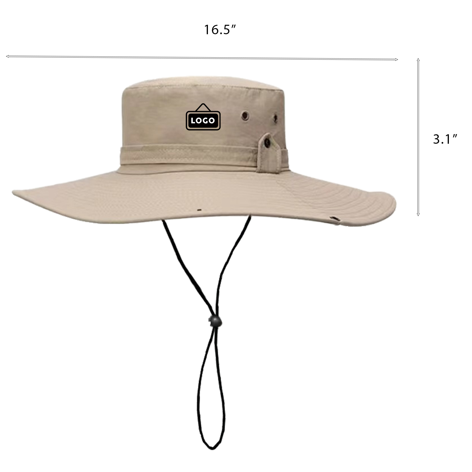 MOQ 50 Western Cowboy Sun Hat Wide Brim UPF50+ Fishing 2