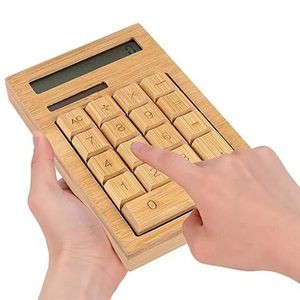 Eco-Friendly Bamboo Solar Calculator 8