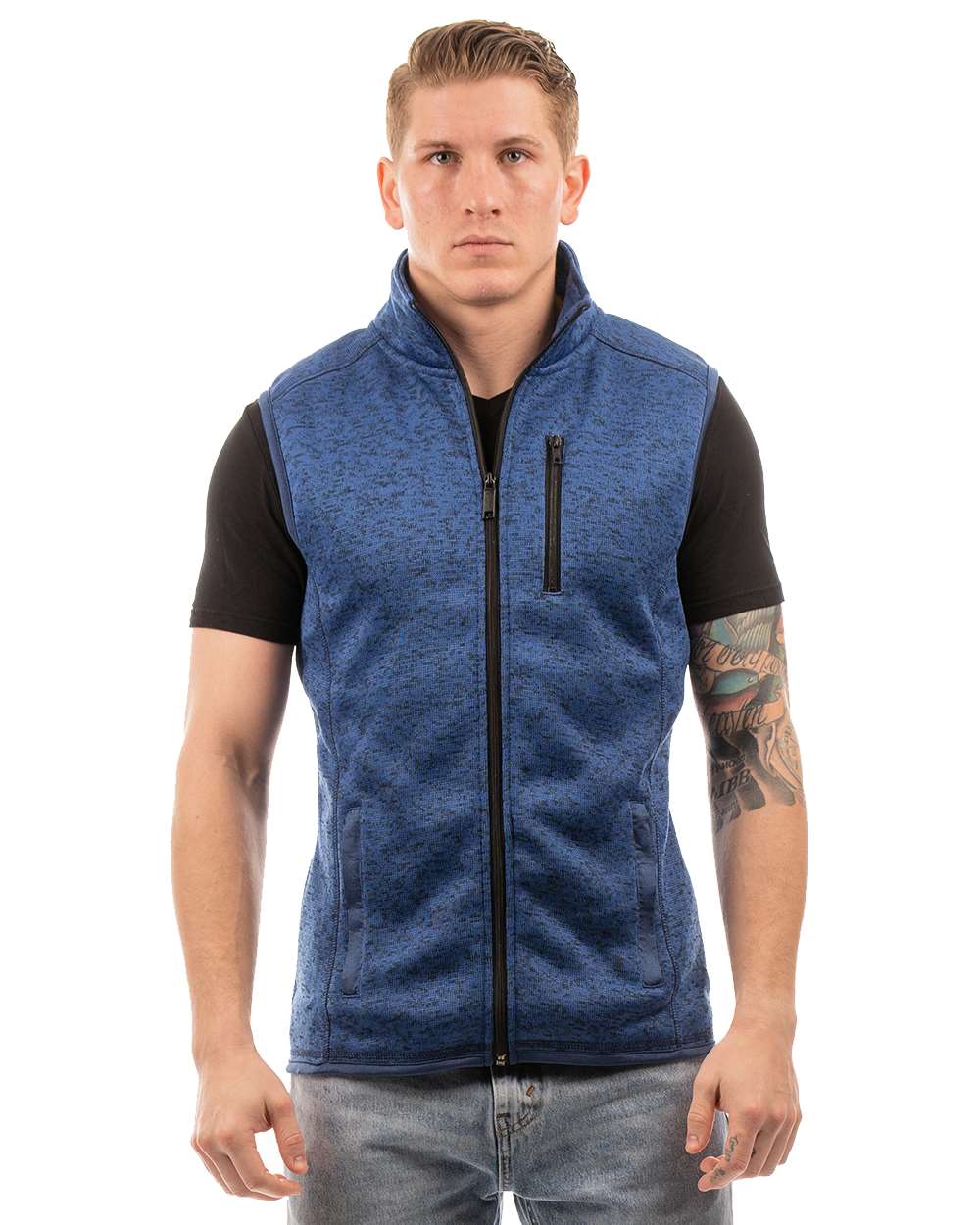 Men's Sweater Knit Vest - 3910 5