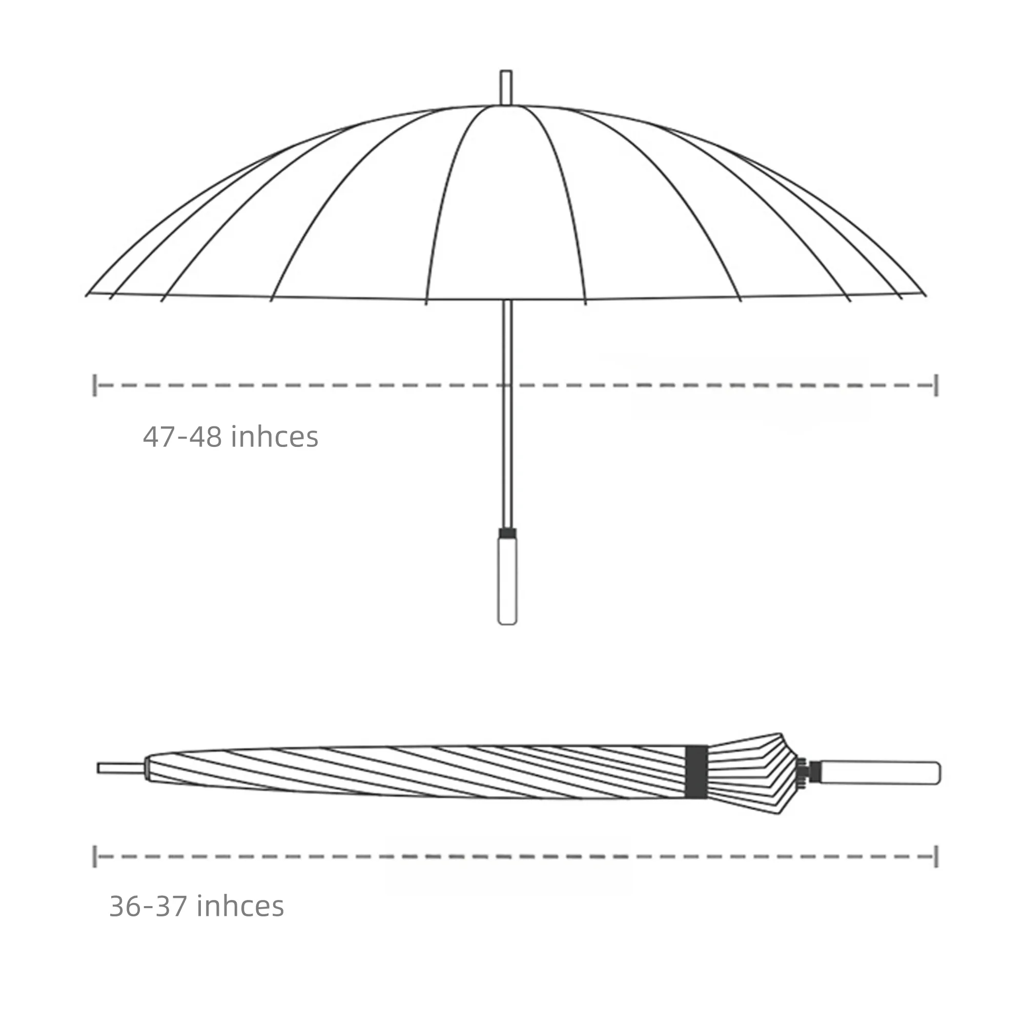 Custom Logo Golf Umbrella 4
