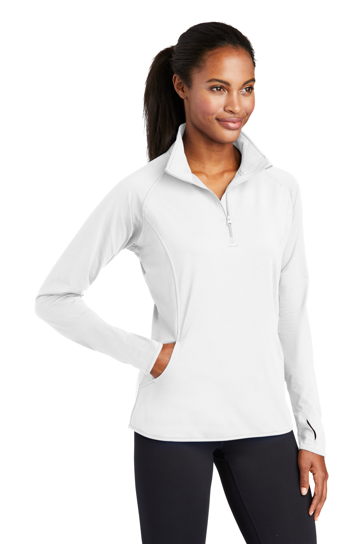 Sport-Tek® Women's Sport-Wick Stretch 1/4-Zip Pullover 95