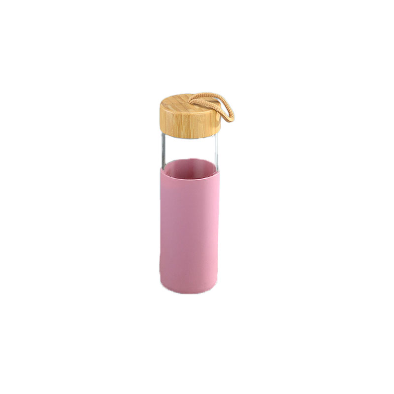 20oz Glass Bottles with StrapLid Silicone Sleeve 3
