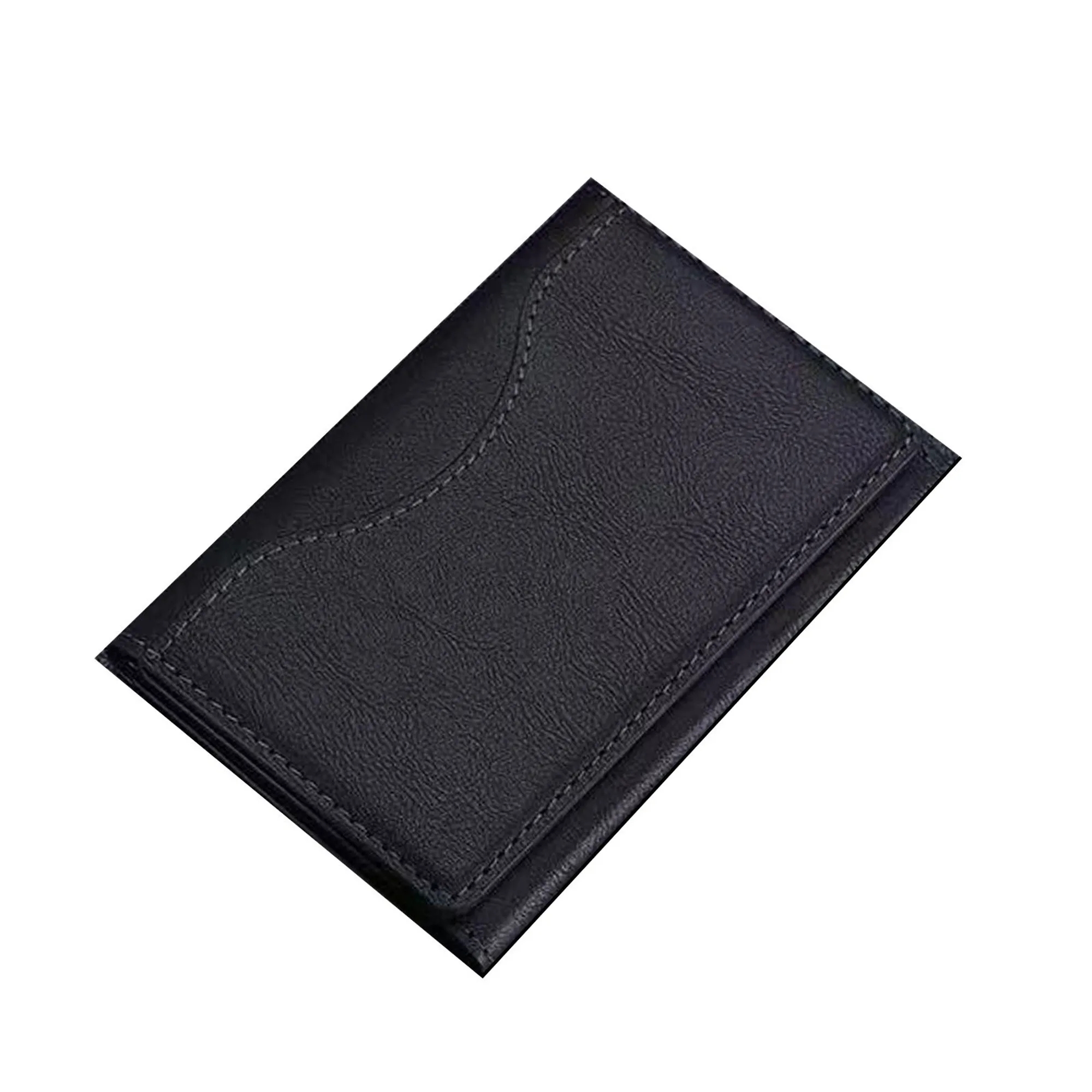 Triple Fold Magnetic Leather Card Holder 4