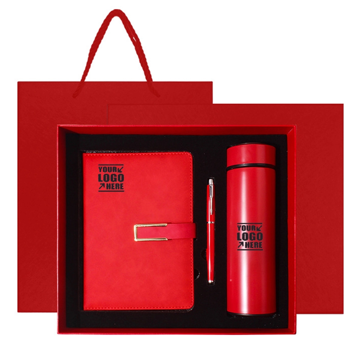 Gifts Set With Water Bottle Notebooks Pen 4