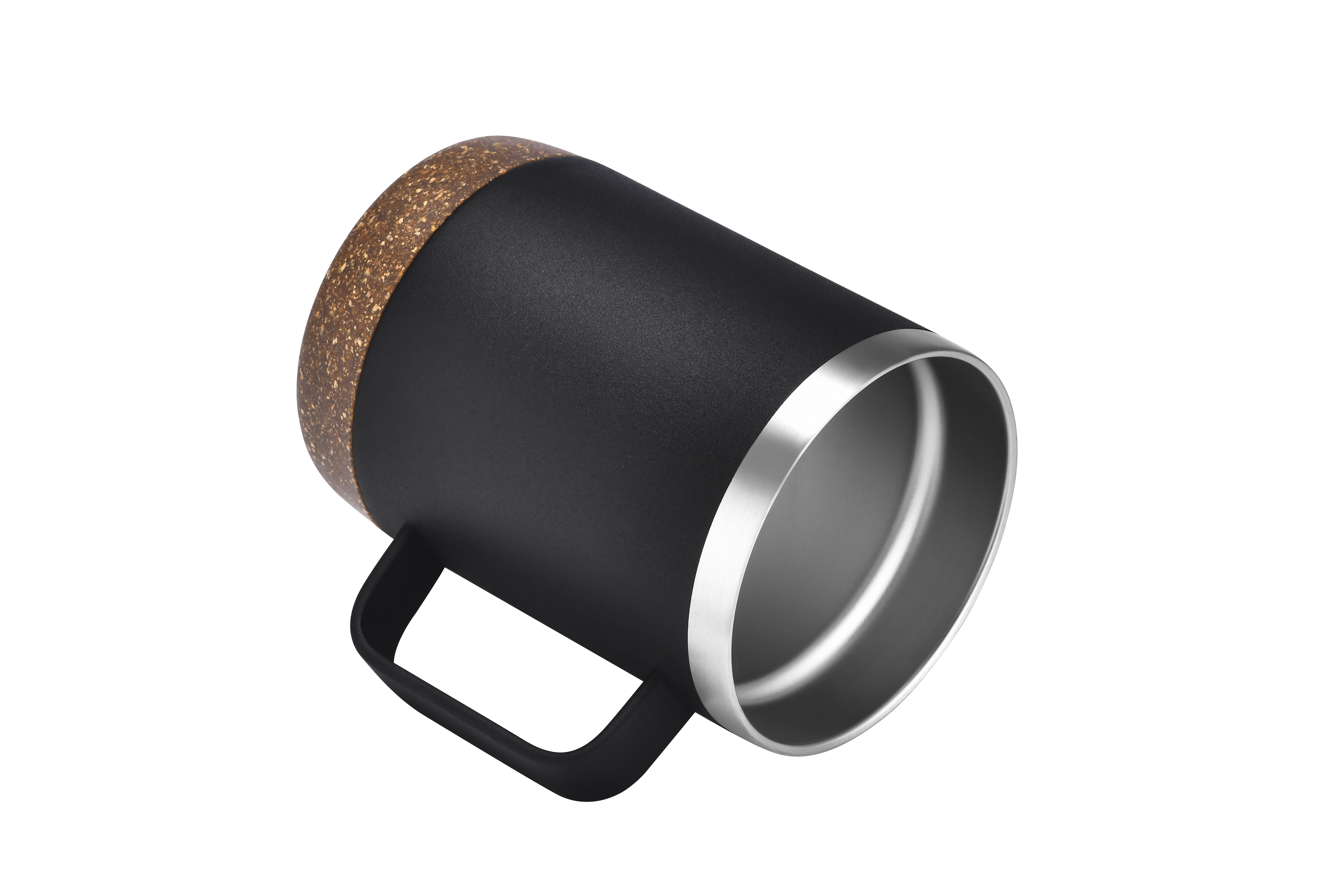 12 oz Vacuum Mug with Cork Bottom 1