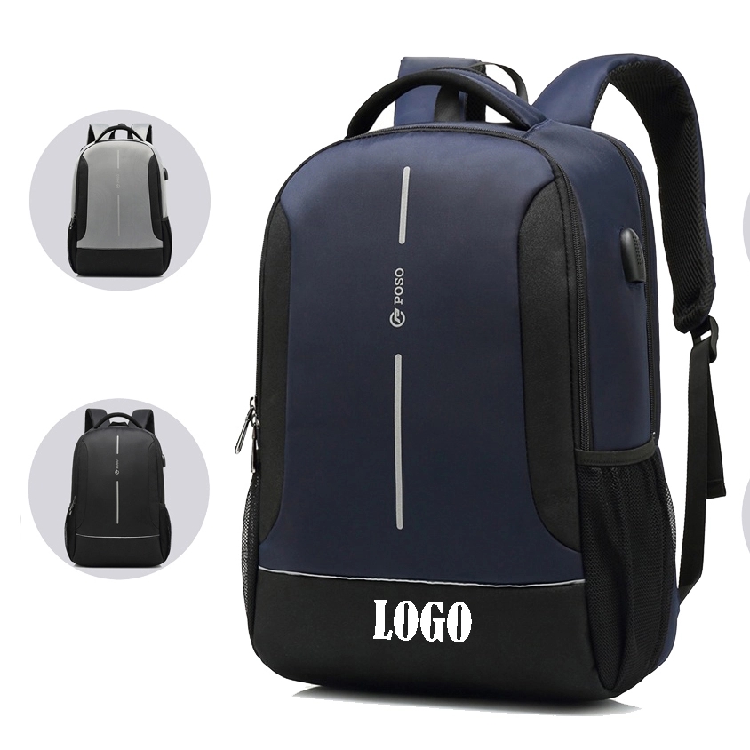 Large Capacity Backpack With Reflective Stripe 1