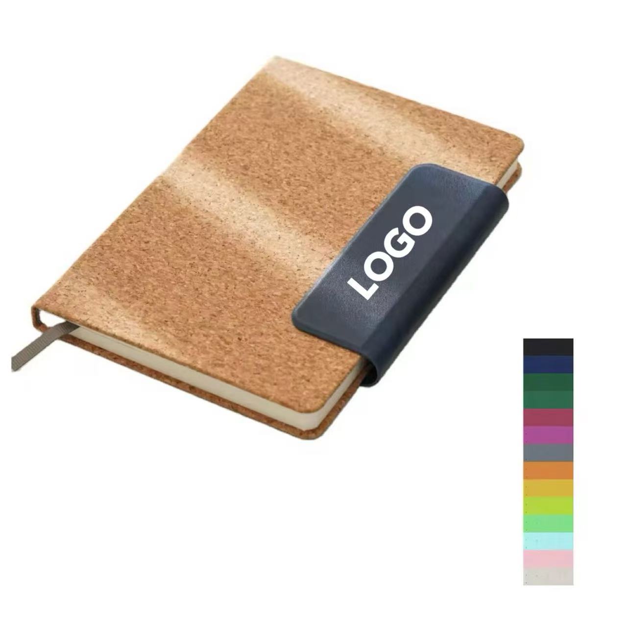 MOQ 10 pcs Bamboo Journal with Magnet Pen Pocket 2