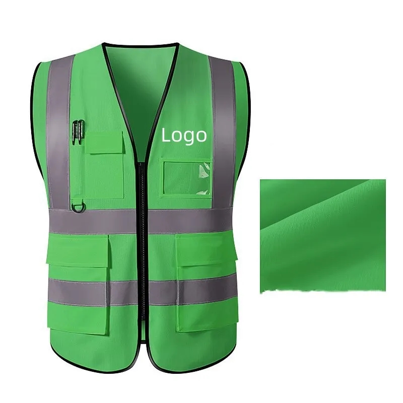 REFLECTIVE SAFETY VEST W/POCKETS 5
