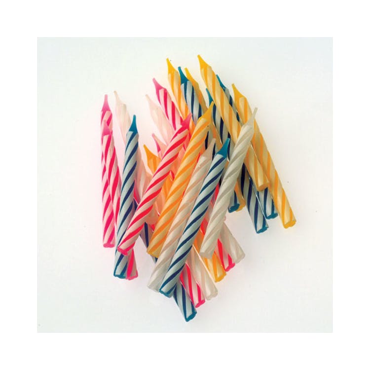 Birthday Candles - Assorted 24 Pack 2