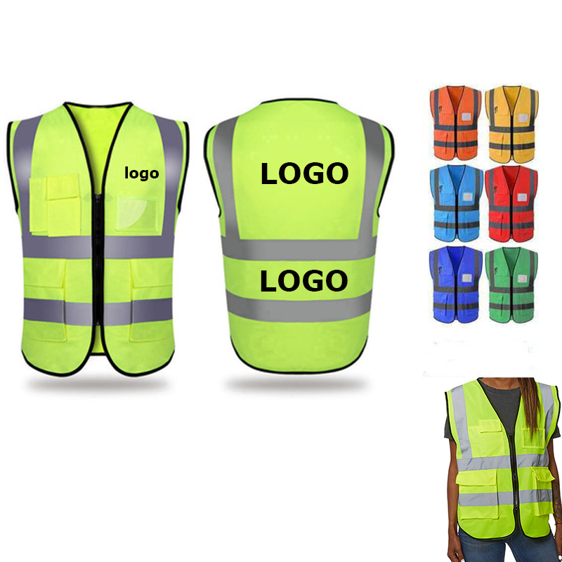 Adult Safety Vest With Reflective Strips 2