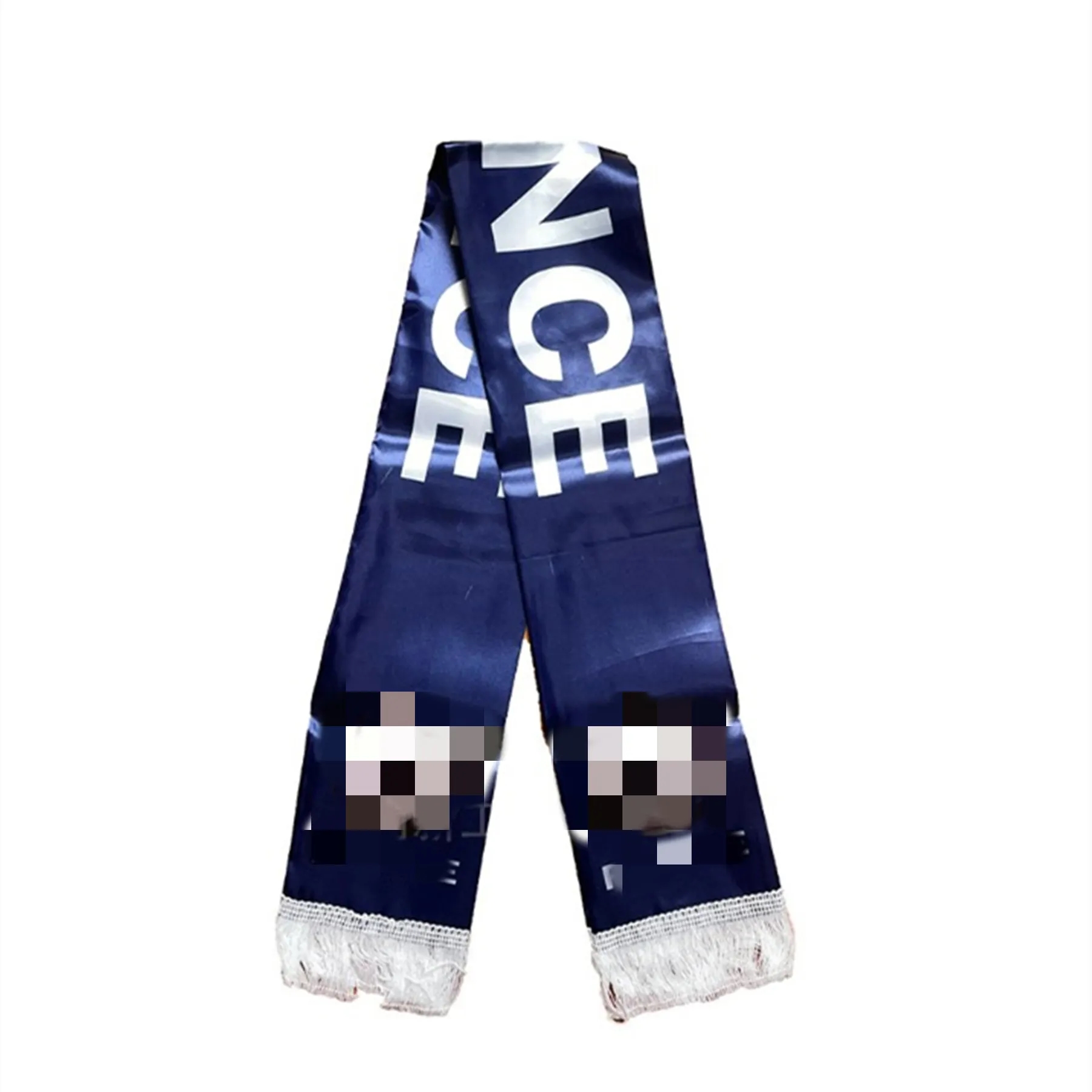 Custom Jacquard Stretch Polyester Scarf With Fringe MOQ100 2