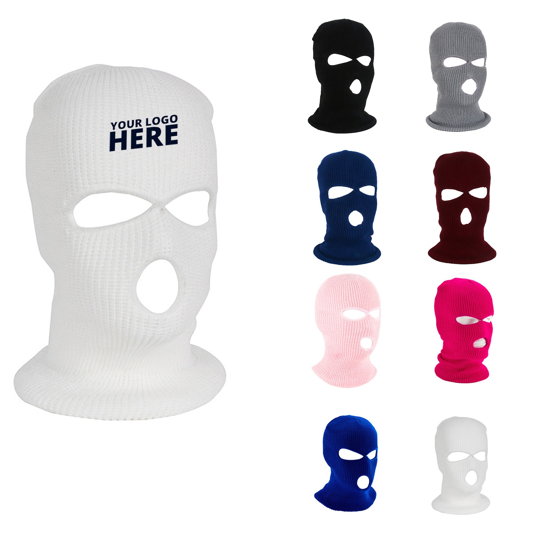 3 Hole Winter Knitted Mask 1