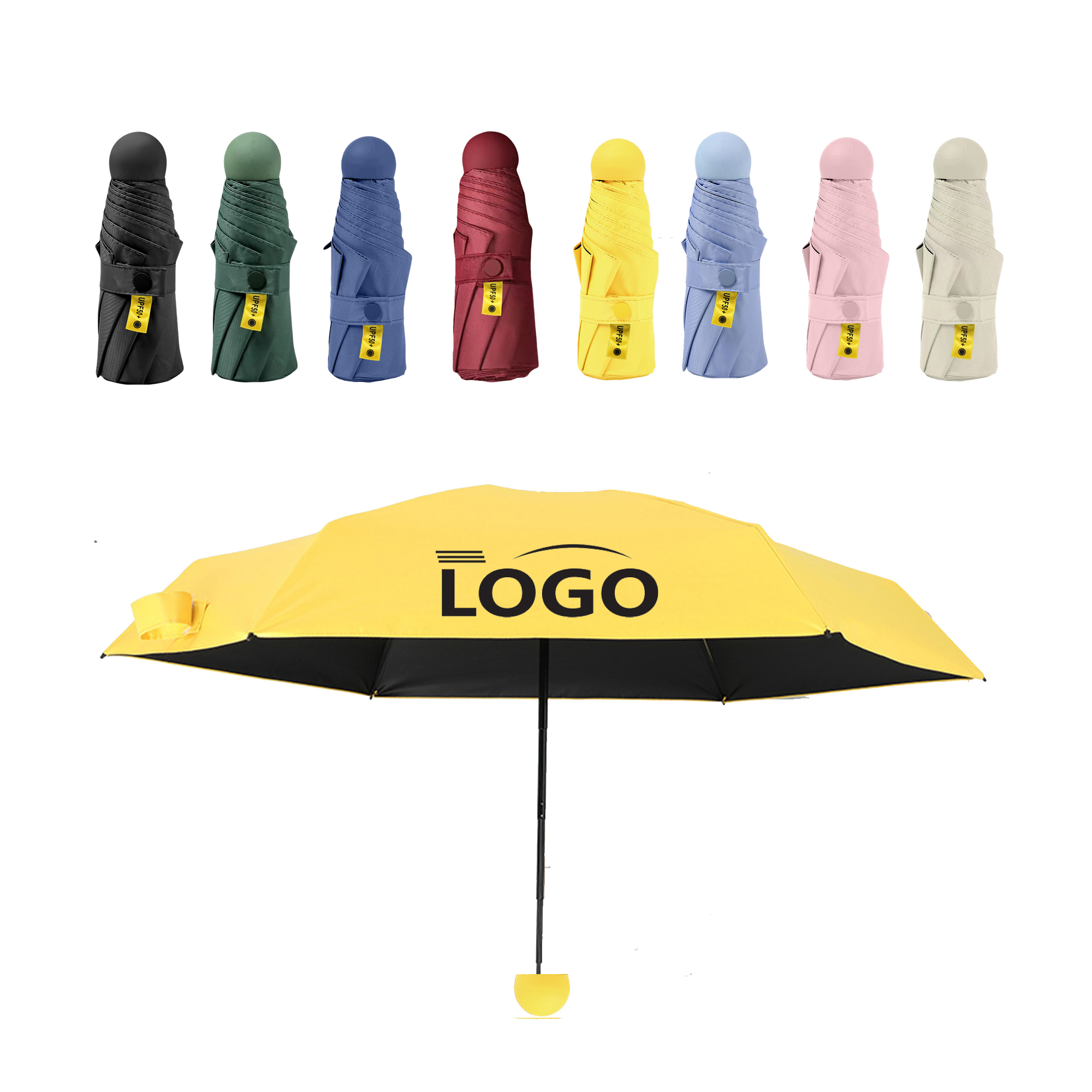 MOQ:10pcs Compact Folding Umbrella 2