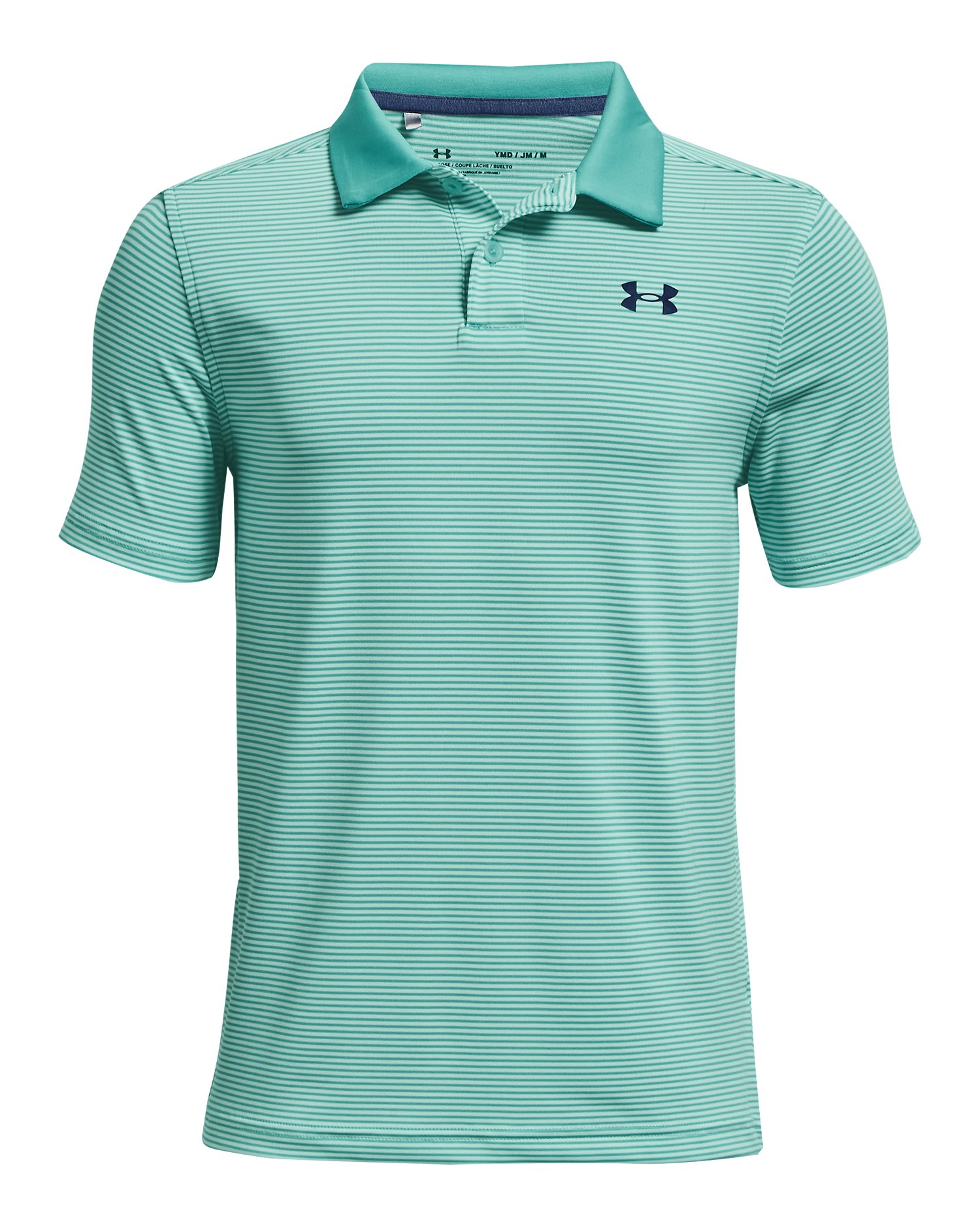 UA Performance Stripe Boys' Polo 6