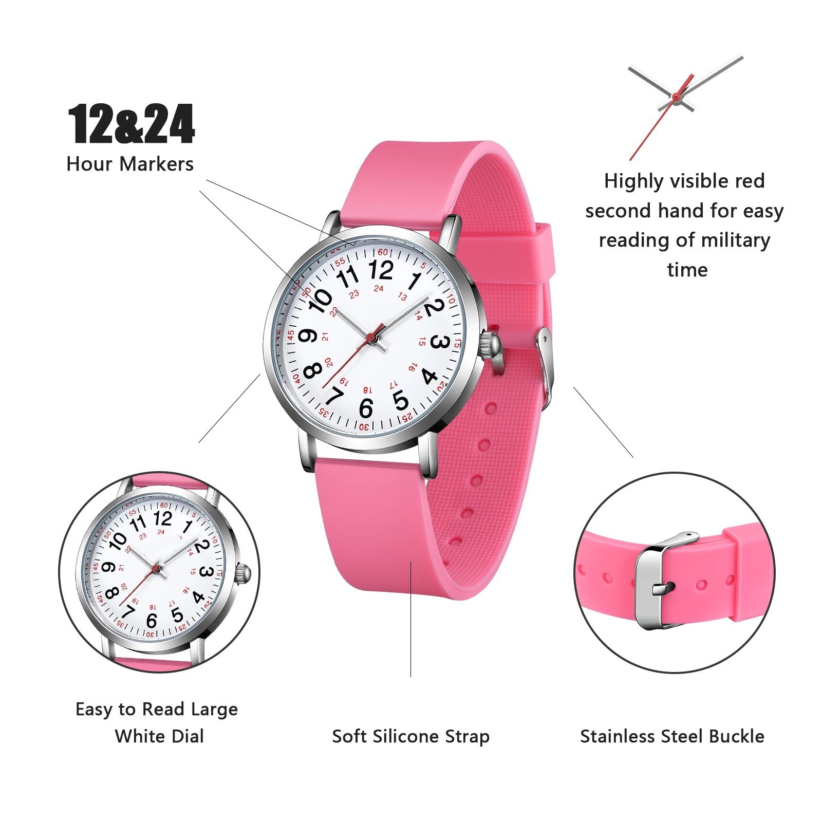Nurse Watch for Medical Professionals, Students Women Men 7