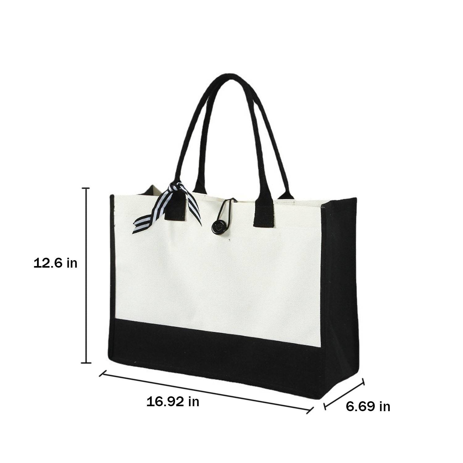 Canvas Tote Bag, custom tote bag with logo imprint 4