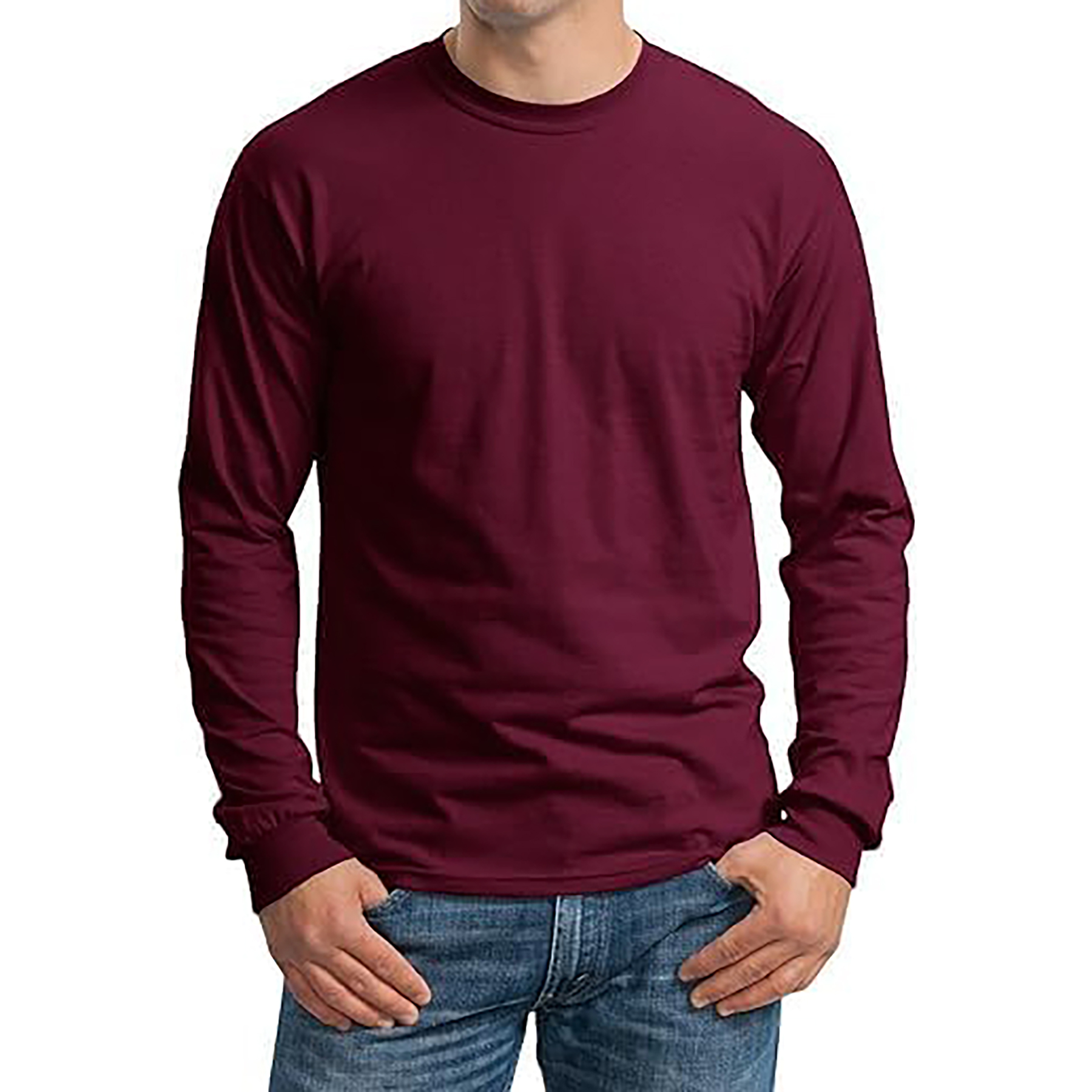 Thick Cotton Long Sleeved T Shirt 2