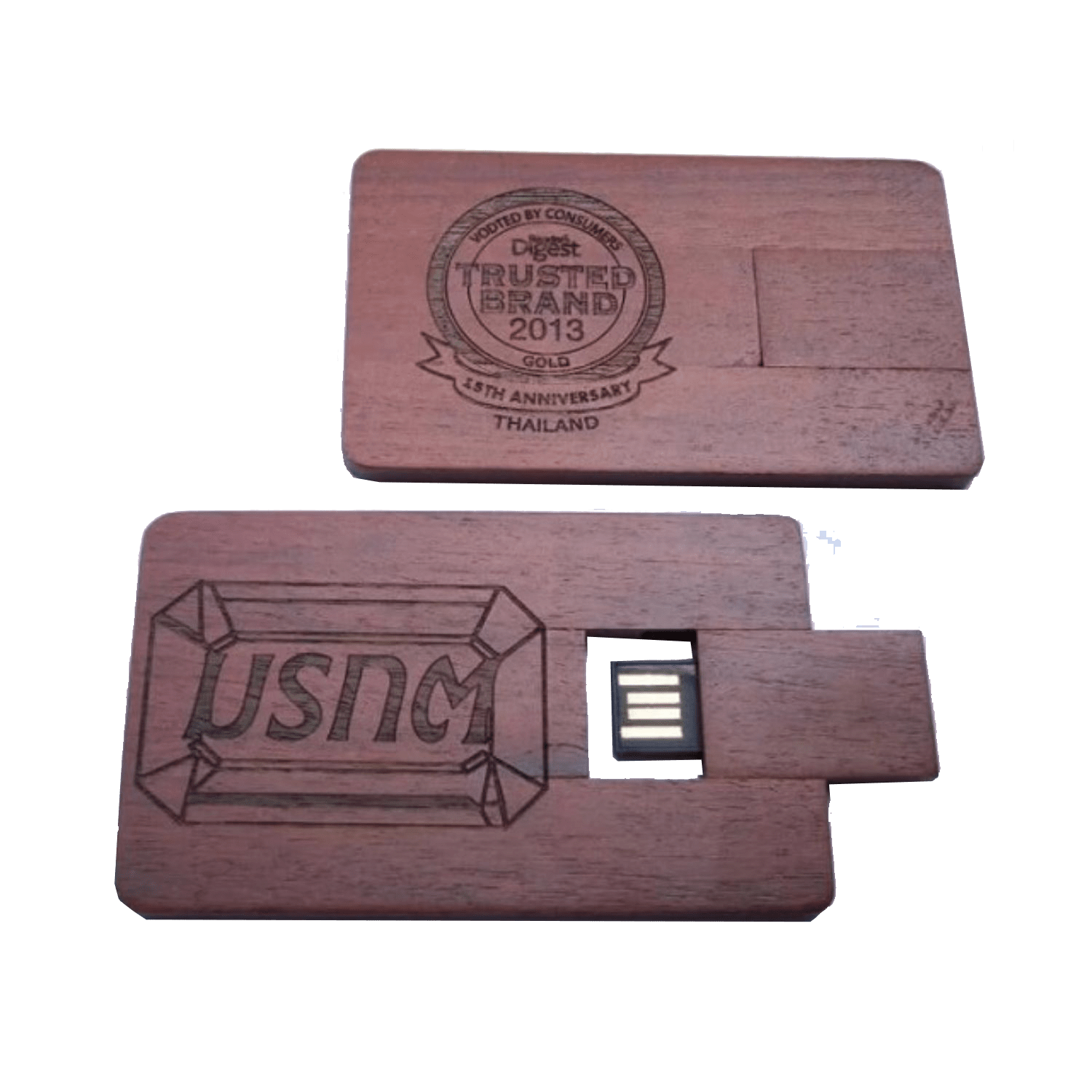 Wooden Card USB Drive 2
