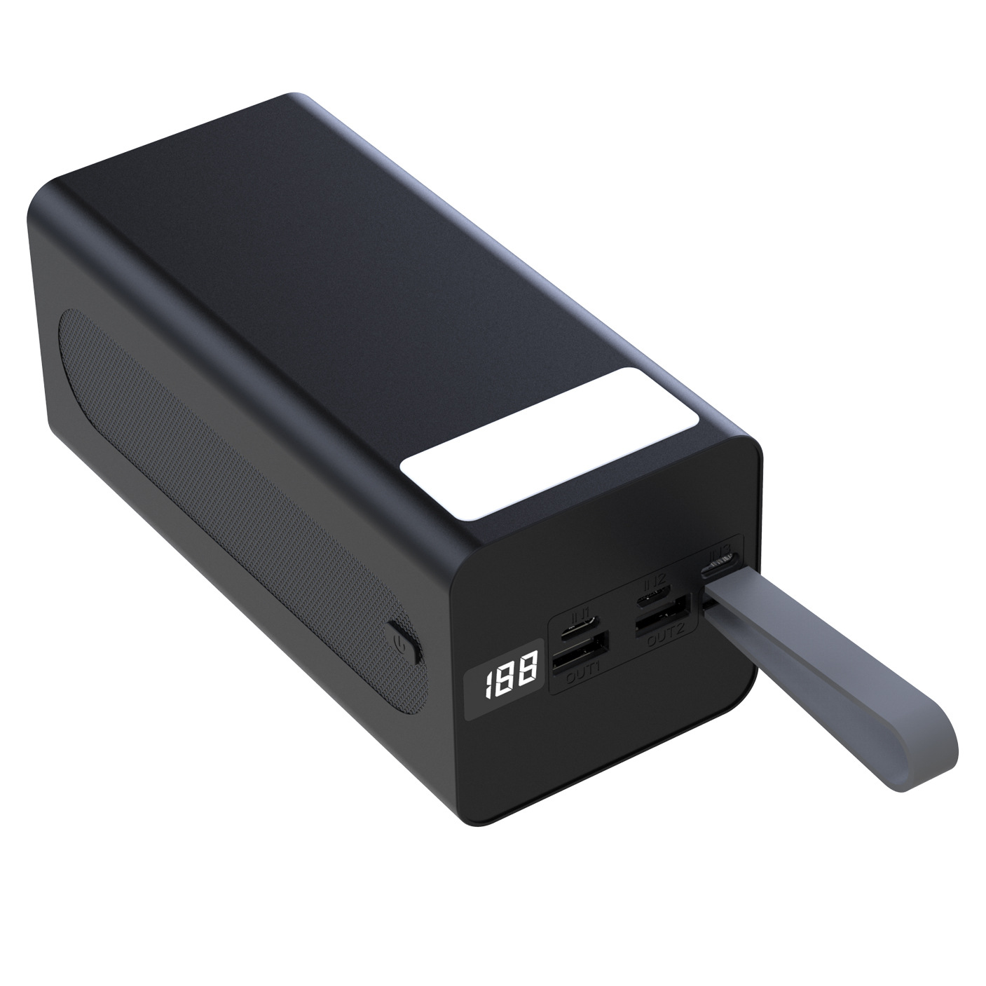 Large Capacity Power Bank w/LED Light 6