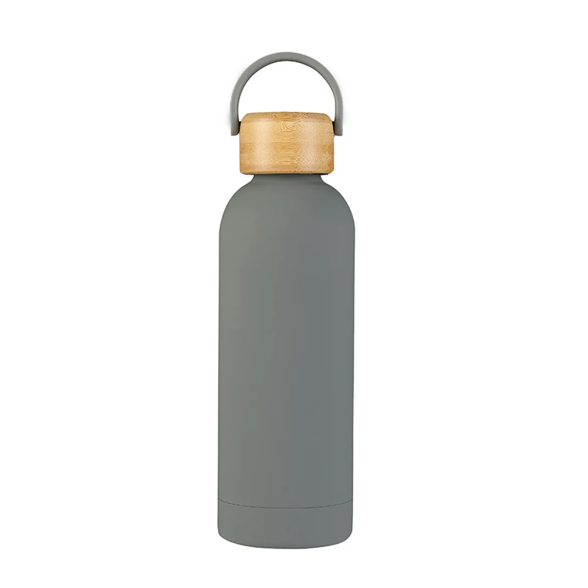 17oz Thermos Bottle With Wooden Lid 2